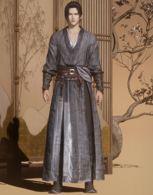 Jianghu Wanderer (M) | Where Winds Meet Where Winds Meet Jianghu Wanderer male outfit.
