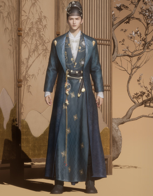 Loyal Heart (M) | Where Winds Meet Where Winds Meet Loyal Heart male outfit.