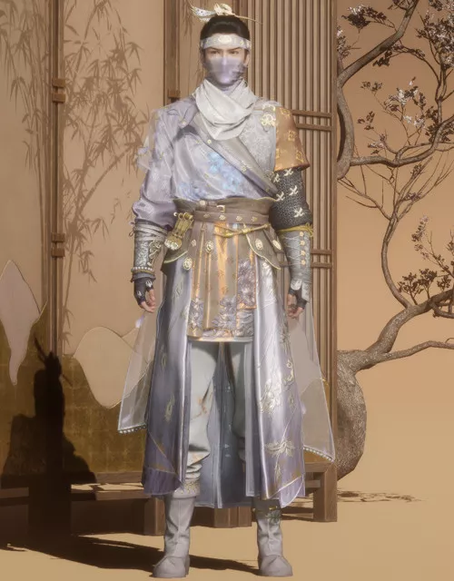 Mist and Bloom (M) | Where Winds Meet Where Winds Meet Mist and Bloom Male outfit.