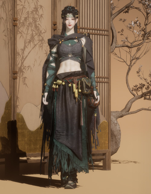 Ninefold Freedom (W) | Where Winds Meet Where Winds Meet Ninefold Freedom female outfit.