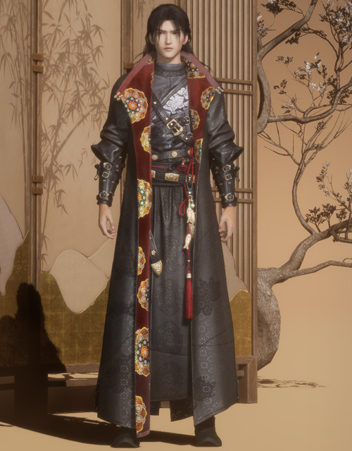 Nocturne Scarlet (M) | Where Winds Meet Where Winds Meet Nocturne Scarlet male outfit.