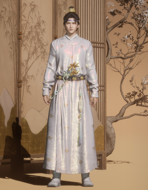 Opulent Grace (M) | Where Winds Meet Where Winds Meet Opulent Grace male outfit.