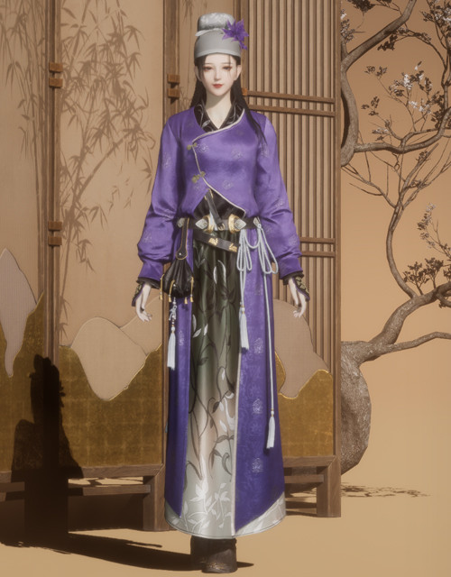 Orchid Dew (W) | Where Winds Meet Where Winds Meet Orchid Dew female outfit.