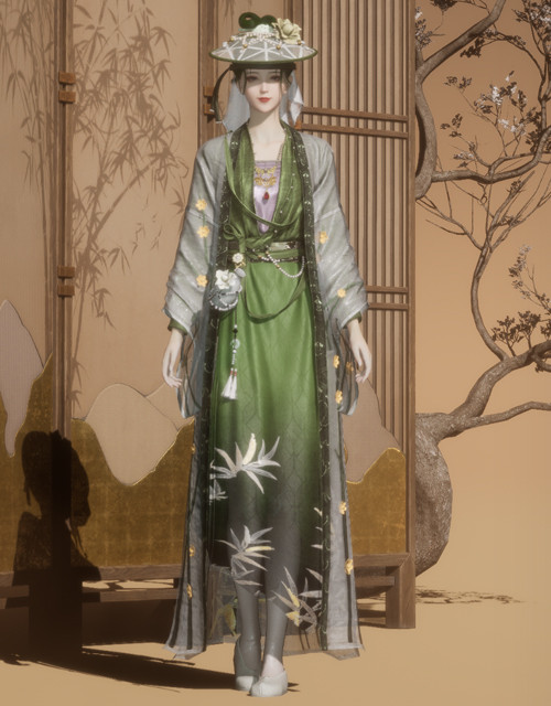 Return of Springs (W) | Where Winds Meet Where Winds Meet Return of Springs Female outfit.