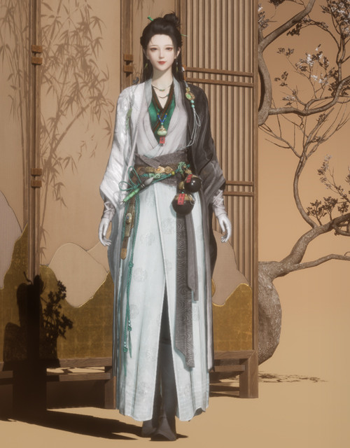 Silent Current (W) | Where Winds Meet Where Winds Meet Silent Current female outfit.