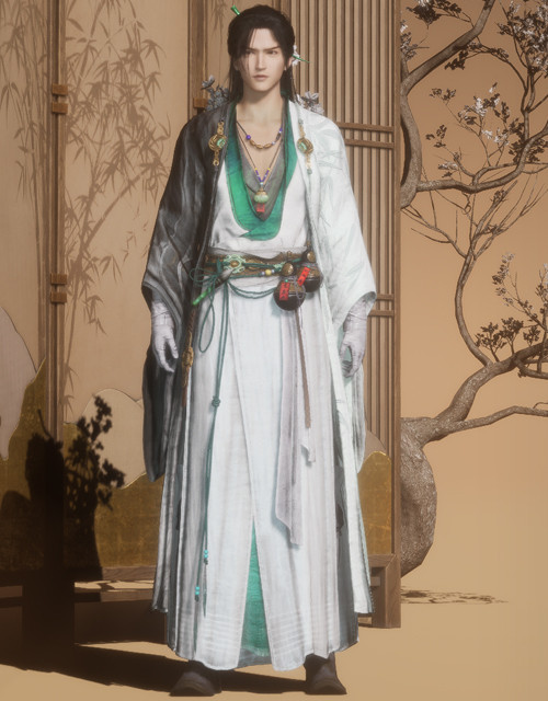 Blazing Midnight (M) | Where Winds Meet Where Winds Meet Blazing Midnight male outfit.