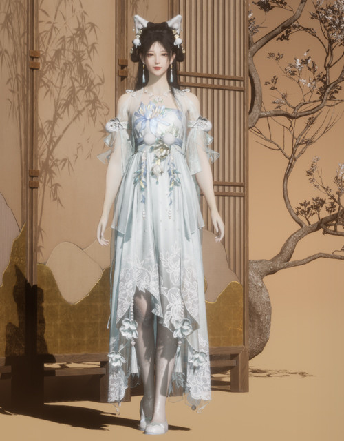 Snow Fox (W) | Where Winds Meet Where Winds Meet Snow Fox female outfit.