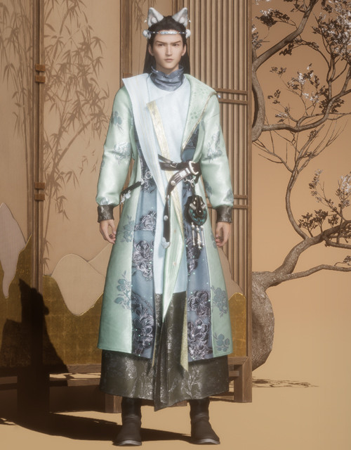 Snow Fox (M) | Where Winds Meet Where Winds Meet Snow Fox male outfit.