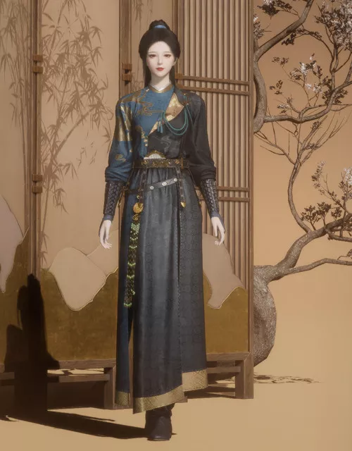 Where Winds Meet Soaring Ambition female outfit.