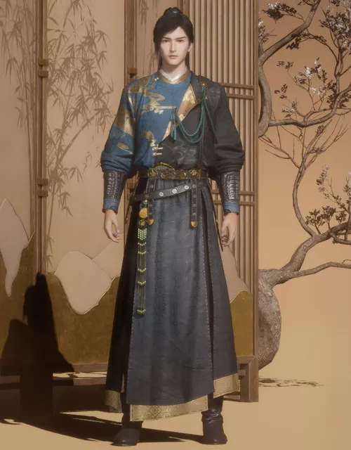 Where Winds Meet Soaring Ambition male outfit.