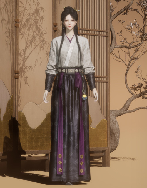 Still Moonlight (W) | Where Winds Meet Where Winds Meet Still Moonlight female outfit.