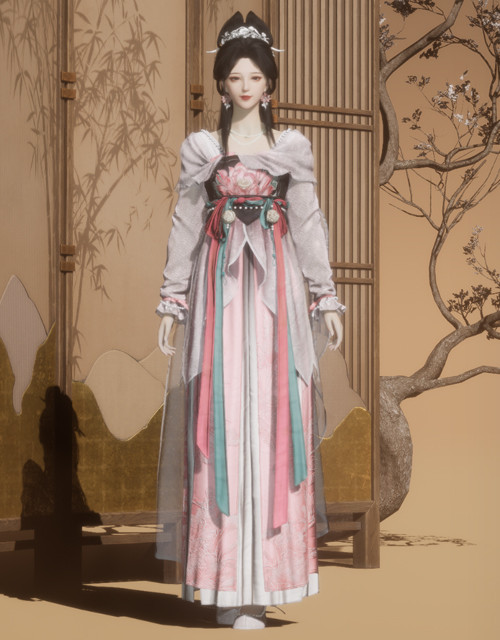 Swaying Lotus (W) | Where Winds Meet Where Winds Meet Swaying Lotus female outfit.