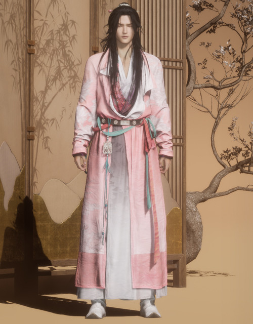 Swaying Lotus (M) | Where Winds Meet Where Winds Meet Swaying Lotus male outfit.