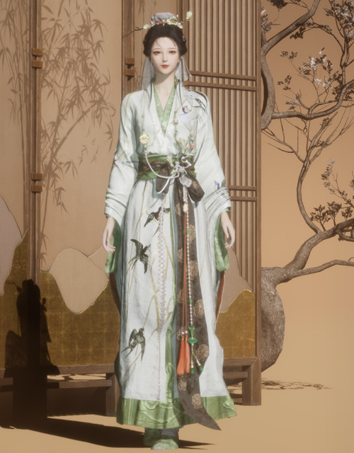 Twin Shallows (W) | Where Winds Meet Where Winds Meet Twin Shallows female outfit.