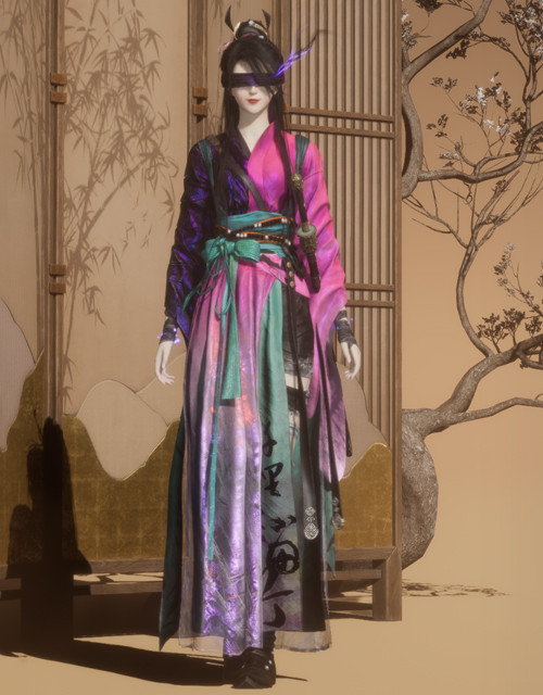 Veiled Edge (W) | Where Winds Meet Where Winds Meet Veiled Edge female outfit.