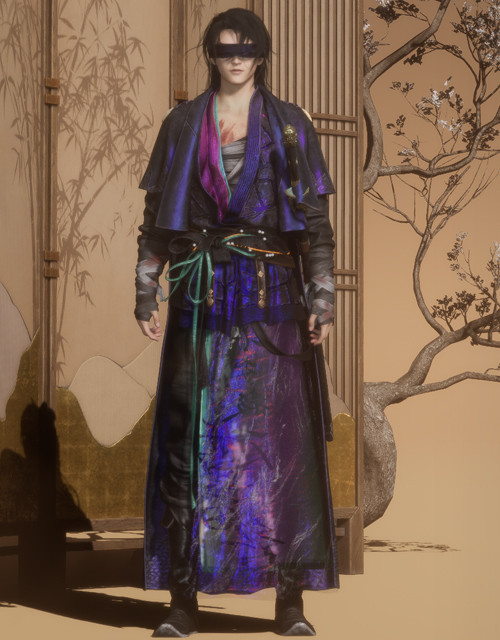 Veiled Edge (M) | Where Winds Meet Where Winds Meet Veiled Edge male outfit.