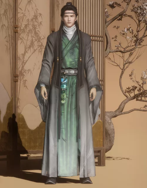 Verdant Feathers (M) | Where Winds Meet Where Winds Meet Verdant Feathers Male outfit.